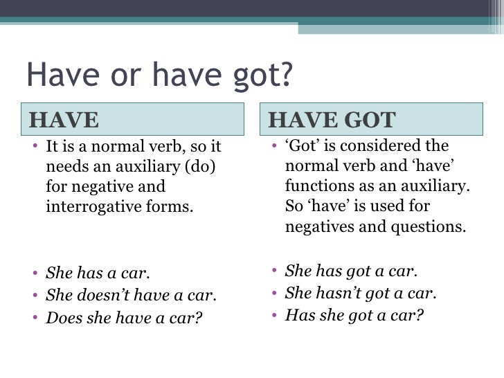 preguntas con to have have got preguntas con to have have got