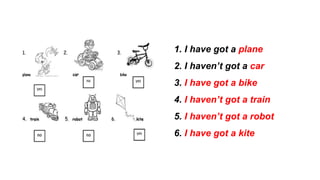 Have got & Has got - grammar