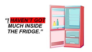 Have got & Has got - grammar