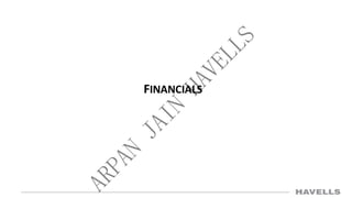 FINANCIALS
 