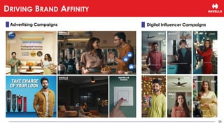 14
DRIVING BRAND AFFINITY
Digital Influencer Campaigns
Advertising Campaigns
 