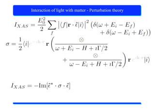 X-Ray Absorption Spectroscopy