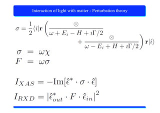 X-Ray Absorption Spectroscopy