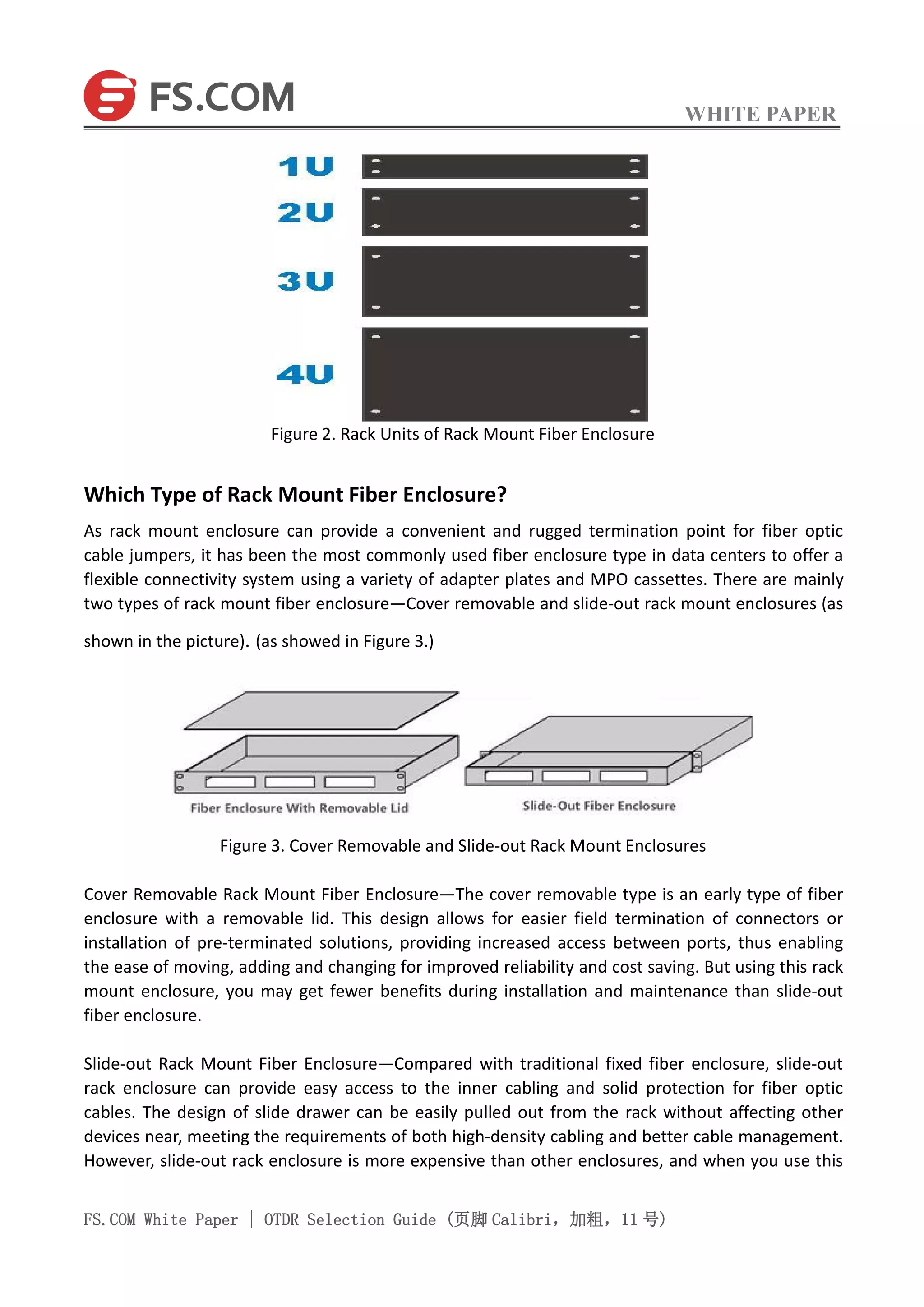 Have you chose the right rack mount fiber enclosure for project | PDF