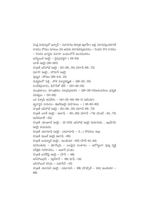 @+&É¢ ej·TdüT‡˝À KTsê“˙ ` $yêVü≤eTT ‘·sê«‘· ÇÁu≤V”≤+ n˝…’. |üsêeT]Ù+#·&ÜìøÏ
sêe&É+ ø√&ÉT e÷≥T $ì ÄyÓT≈£î $&Ü≈£î*e«eTq&É+ ` ¬s+&Ée kÕ] sêe&É+
` ¬s+&Ée uÛ≤s¡´qT $yêVü≤ ã+<Ûä+˝ÀH˚ ñ+#·eTq&É+.
ÇkÕàsTT˝Ÿ (n˝…’) ` <Ó’eÁ|üeø£Ô>± ( 19`54)
÷‘Y (n˝…’) (26`160)
Vü≤Á»‘Y ÇdtVü‰UŸ (n˝…’) : (51`28...30) (VüA<é 69...73)
eT÷kÕ (n˝…’) , Vü‰s¡÷Hé (n˝…’)
|ü⁄≥Tºø£ `b˛wüD (28`4,6...21)
eT<Ûä´qT˝À ô|[¢ , ‘=* ~yê´$wüÿè‹ ` (28`22...35)
dü+<˚X¯Á|ü#ês¡+, |òæsöHé‘√ uÛÒ{Ï ` (20`45`55)
eT+Á‘·C≤+, e÷+Á‹≈£î $XÊ«düÁ|ü≥ø£q ` (26`29`51)nqT#·s¡TT Á|üø£è‹
$|ü‘·TÔT ` (10`82)
ˇø£ $XÊ«dæ ñ|ü<˚X¯+ ` (40`25`45) 66`11 (Ädæj·÷)
C≤„Hês¡®q |üj·Tq+` œ»sY(n˝…’) eTVæ≤eTT ` ( 18`60`82)
Vü≤Á»‘Y ÇdtVü‰UŸ (n˝…’) : (51`28...30) (VüA<é 69...73)
Vü≤Á»‘Y ÷‘Y (n˝…’) : (Äsê|òt ` 80...82) (VüA<é `74) (Vü≤»sY `61...75)
(nHéø£ã÷‘Y `32)
Vü≤Á»‘Y j·÷K÷uŸ (n˝…’) : (2`133) ÇdtVü‰UŸ (n˝…’) ≈£îe÷s¡T&ÉT , ÇÁãV”≤yéT
(n˝…’) eTqTeT&ÉT.
Vü≤Á»‘Y j·T÷dü÷|òt (n˝…’) : (j·T÷dü÷|òt ` 3....) k˛<äs¡T ≈£îÁ≥
Vü≤Á»‘Y wüß◊uŸ (n˝…’) (Äsê|òt `85)
Vü≤Á»‘Y nj·T÷´uŸ (n˝…’) : (n+_j·÷ `83) (kÕ<é`41..44)
<Ûäqe+‘·T&ÉT ` uÛÑ÷kÕ«$T ` ãyÓTÆq dü+‘êq+ ` Äs√>∑´+>± e⁄qï e´øÏÔ
|üØø£å≈£î >∑T]ø±e&É+. ` »ã÷sY Á>∑+<∏ä+
Vü≤Á»‘Y E˝ŸøÏ|òt¢ (n˝…’) ` (kÕ<é ` 48)
ndtVü‰ãTÁs¡dt ` (|òü⁄sYø±Hé ` 38) (ø±|òt `14)
ndtVü‰ãT˝Ÿ ø£]j·T ` (j·÷d”Hé `15)
Vü≤Á»‘Y j·T÷qTdt (n˝…’) : (j·T÷qTdt ` 98) (kÕbòÕŒ‘Y ` 141) (n+_j·÷ `
88)
 