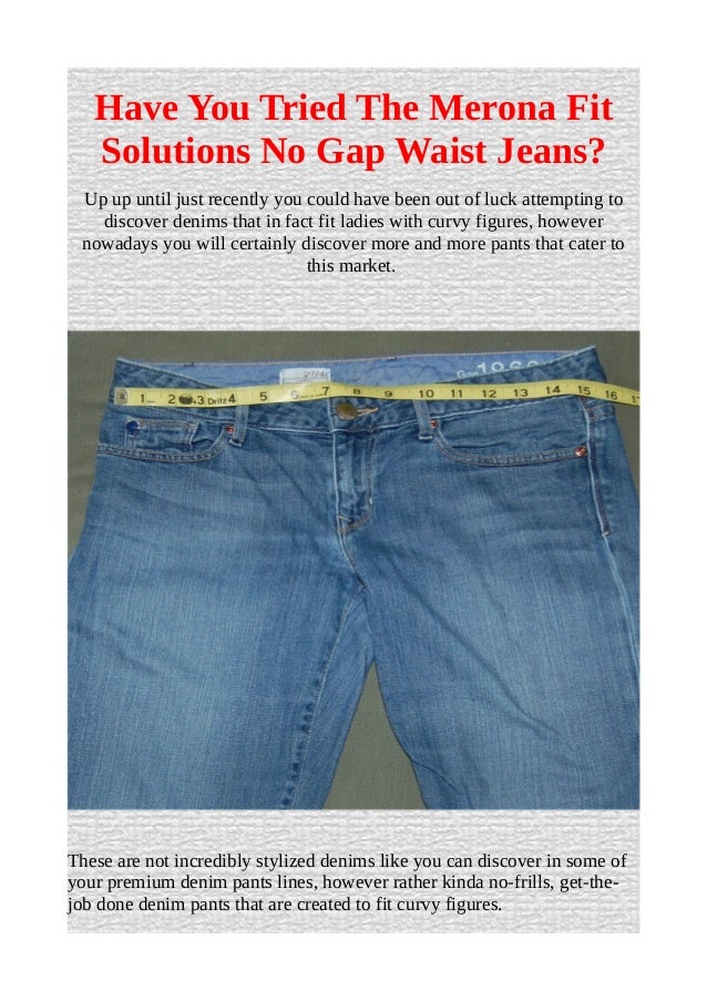 no gap waist jeans