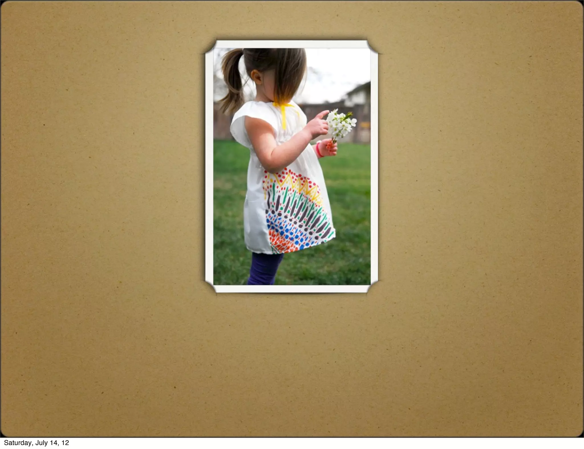 Saturday, July 14, 12
 