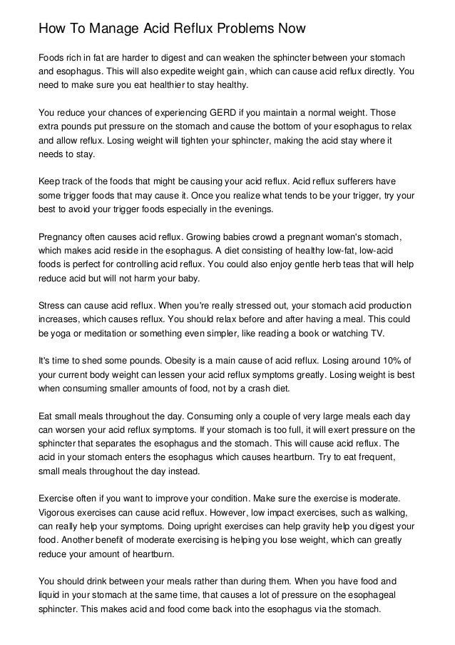 Acid reflux symptoms during exercise Acid reflux symptoms during exercise