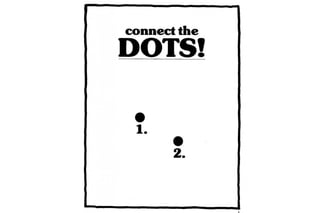“You have to trust that the
   dots will connect in your
future…believing that the dots
  will connect down the road
 will...