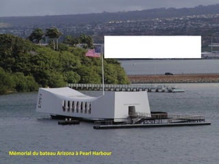 Mémorial du bateau Arizona à Pearl Harbour 