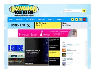 Hawaii on the Social Web