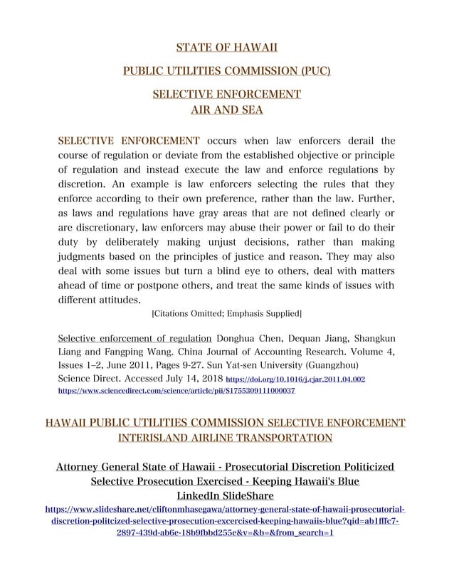 Hawaii Public Utilities Commission Sause BrothersYoung Brothers