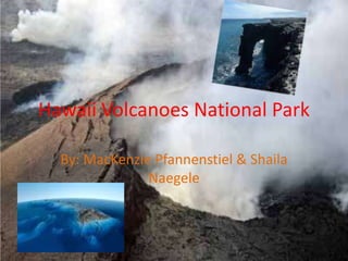 Hawaii Volcanoes National Park By: MacKenzie Pfannenstiel & Shaila Naegele  