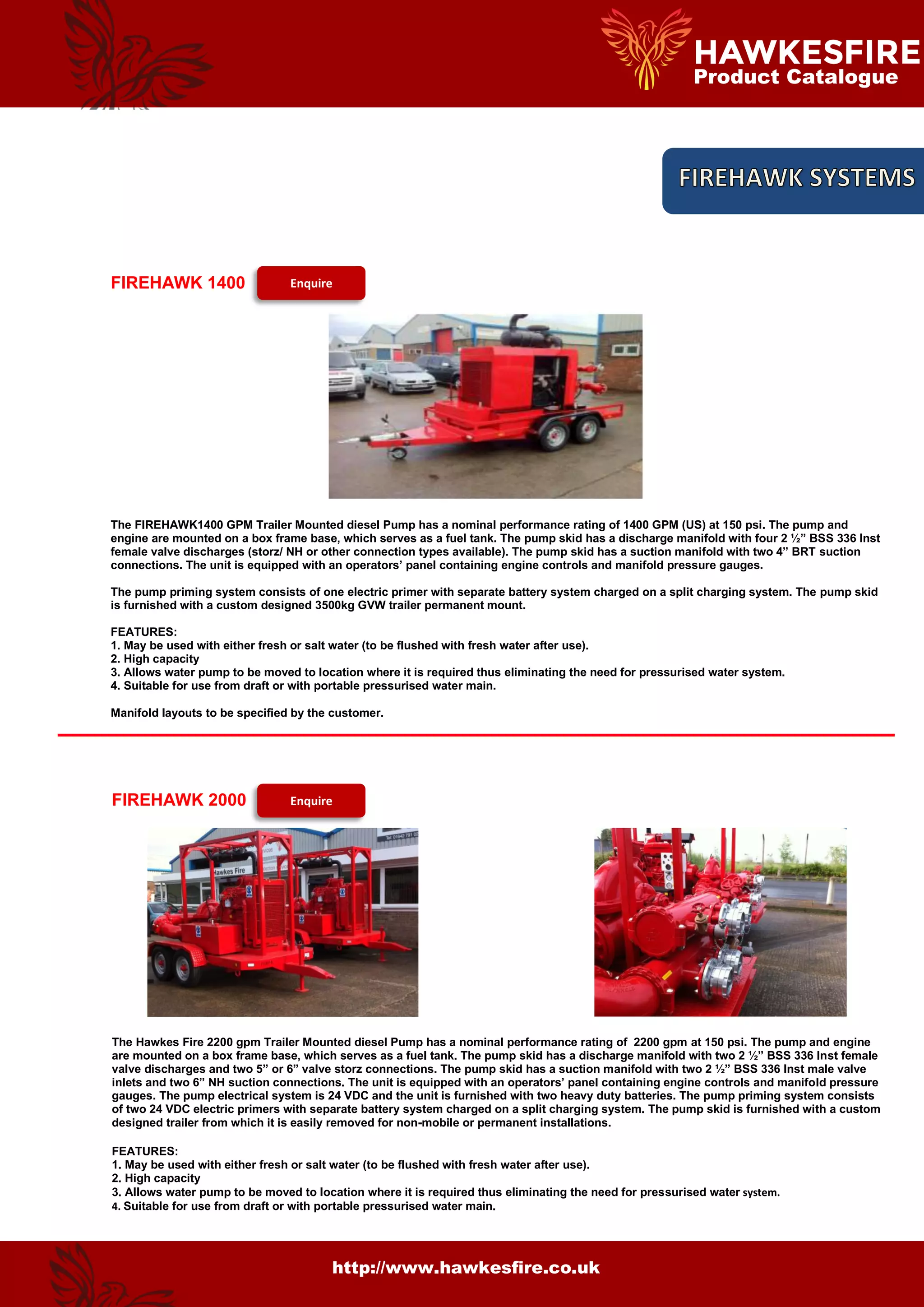 Hawkes Fire Product Catalogue PDF