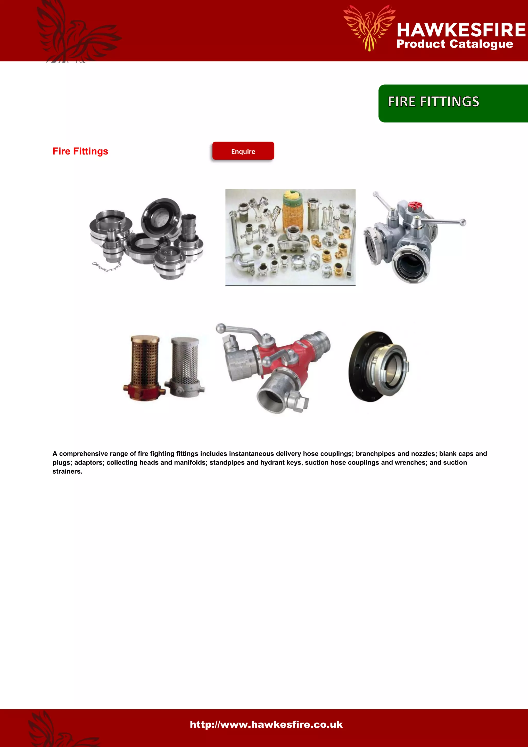 Hawkes Fire Product Catalogue PDF