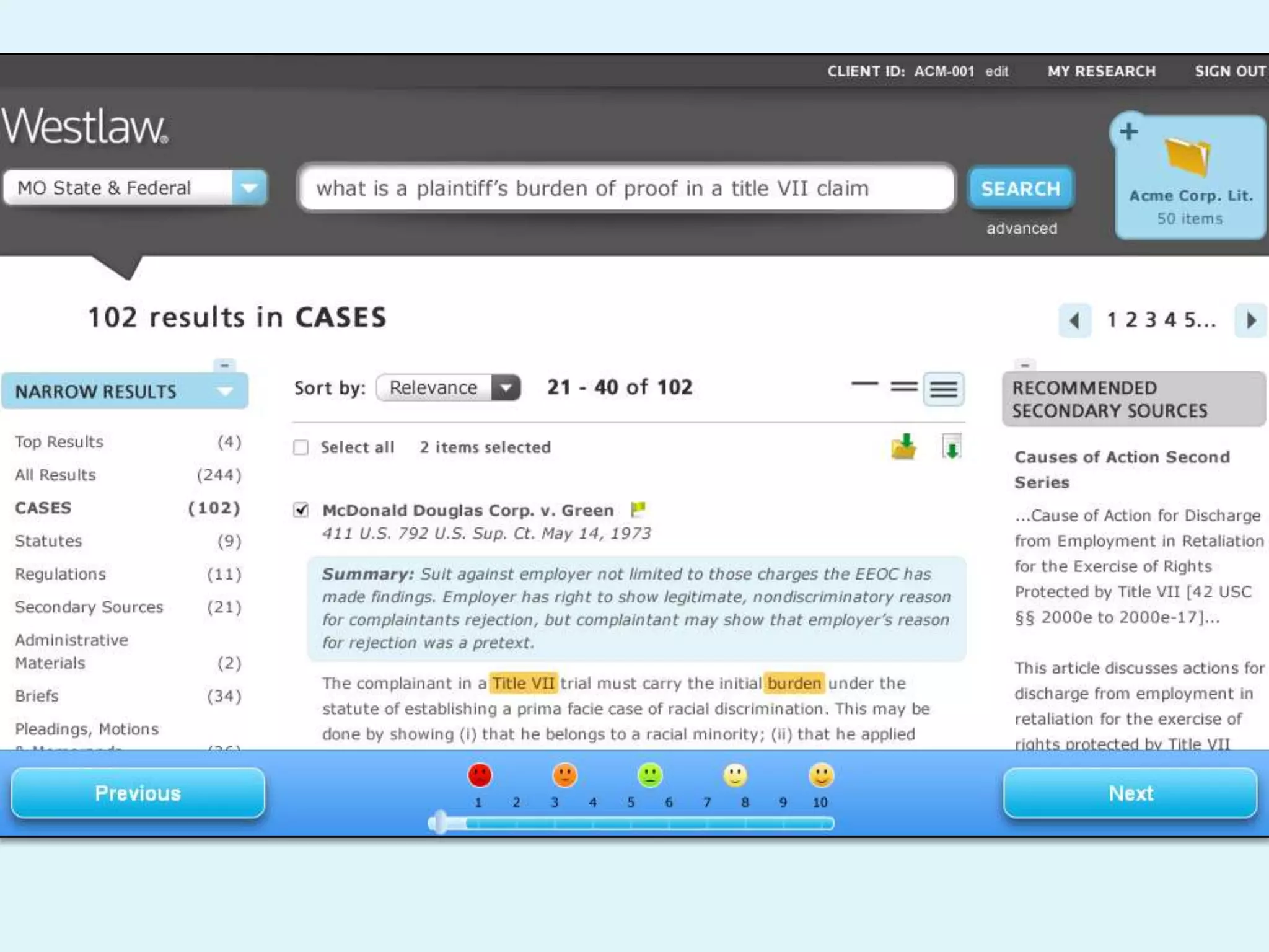 Quantitative resonates with stakeholders and executives