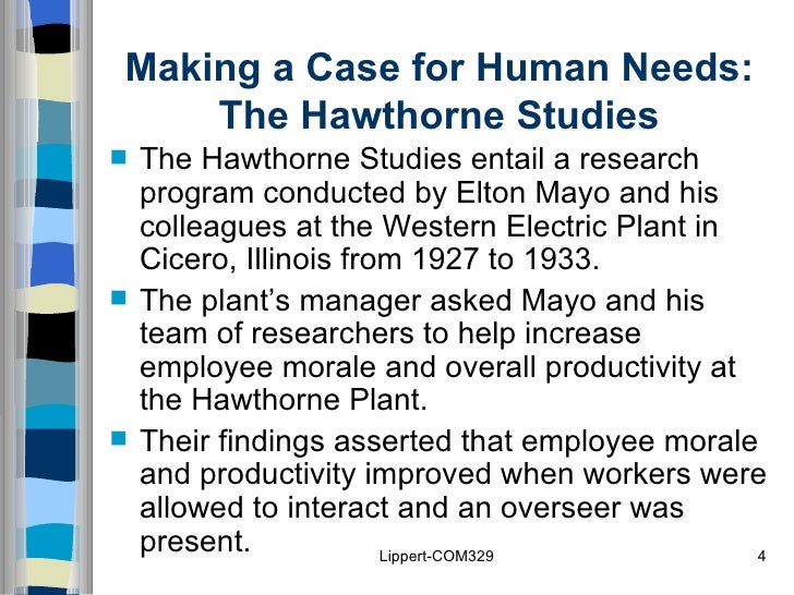 what is the hawthorne effect in relation to research