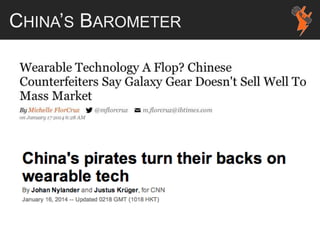 CHINA’S BAROMETER
 