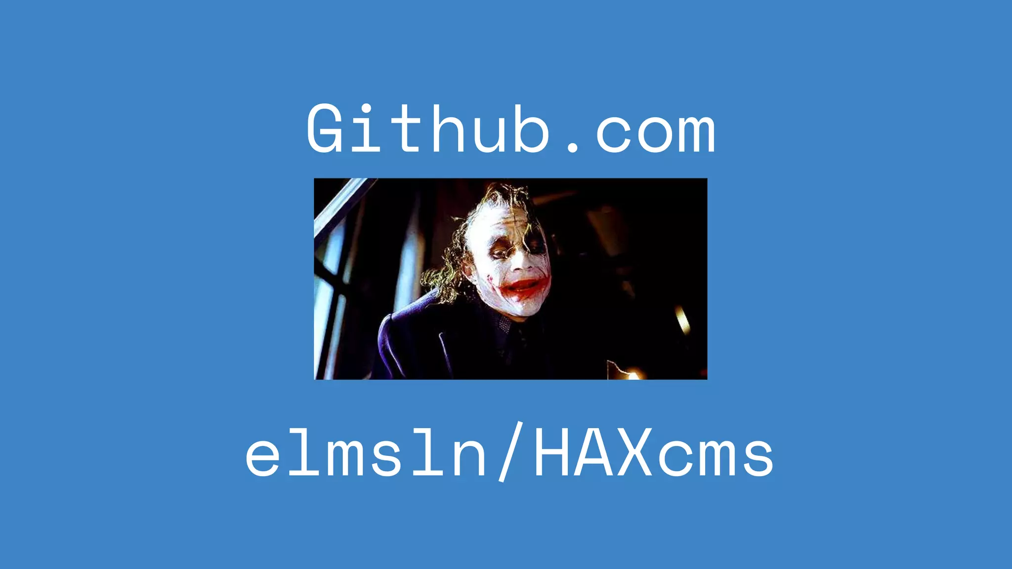 Github.com
elmsln/HAXcms
 