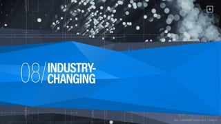 HAX | HARDWARE TRENDS 2017 | PAGE 99
08/
HAX | HARDWARE TRENDS 2017 | PAGE 99
INDUSTRY-
CHANGING
 