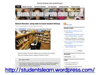 http://studentslearn.wordpress.com/
 