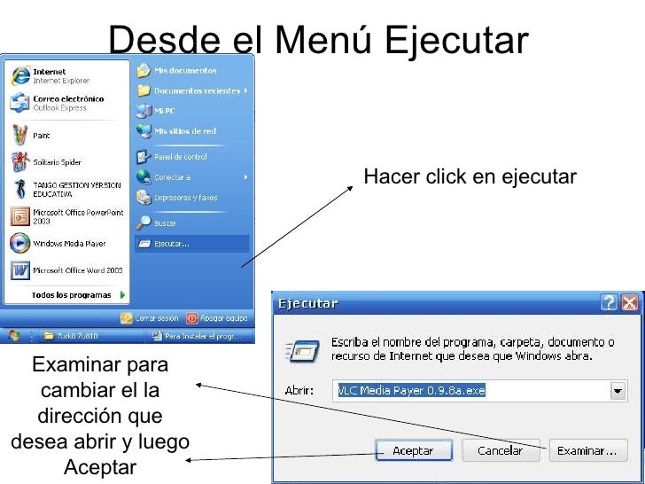 Hay 3 Formas De Ejecutar El Programa
