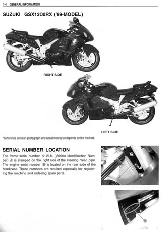 Hayabusa servicemanual 1999-2000