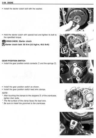 Hayabusa servicemanual 1999-2000