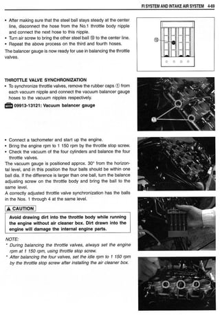 Hayabusa servicemanual 1999-2000