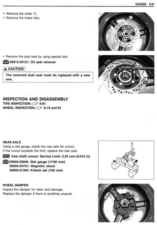 Hayabusa servicemanual 1999-2000