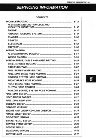 Hayabusa servicemanual 1999-2000