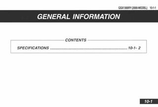 Hayabusa servicemanual 1999-2000