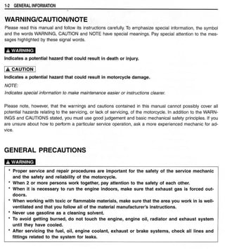Hayabusa servicemanual 1999-2000