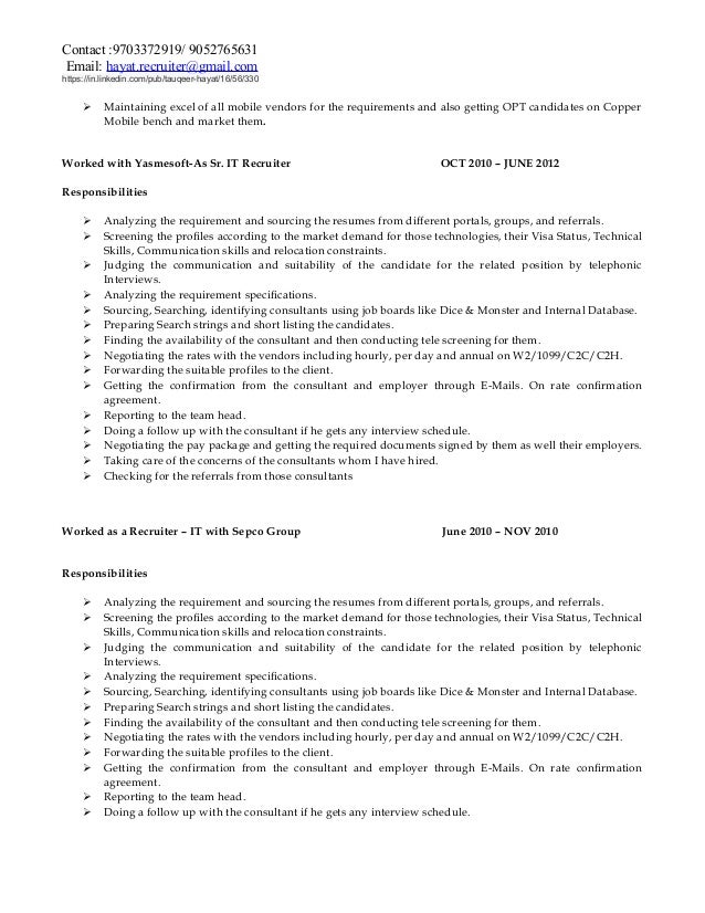 Recruiting Resume technical recruiting resume writing samples 3 Recruiting Resume recruiting resume sample technical recruiter resume sample ideas social work home recruiter 3