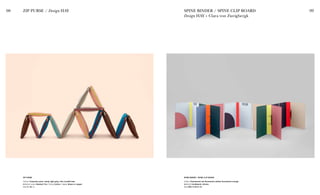 10 11
SPINE BINDER / SPINE CLIP BOARD
Colour Fluorescent red, fluorescent yellow, fluorescent orange
Material Cardboard, chrome
Size W25 X H31,5 cm
SPINE BINDER / SPINE CLIP BOARD
Design HAY + Clara von Zweigbergk
09ZIP PURSE / Design HAY
ZIP PURSE
Colour Turquoise, plum, candy, light grey, mint, bumble bee
Material cover Steelcut Trio / lining Cotton / zipper Brass or copper
Size S / M / L
08
 