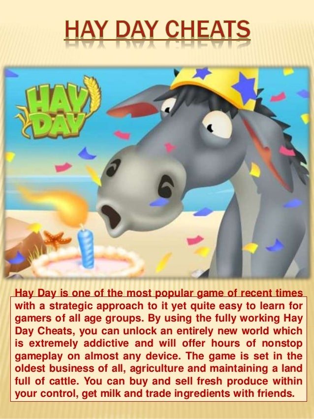 Hay day cheat