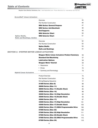 Haydon Kerk 2018 Linear Motion Design Guide and Catalog