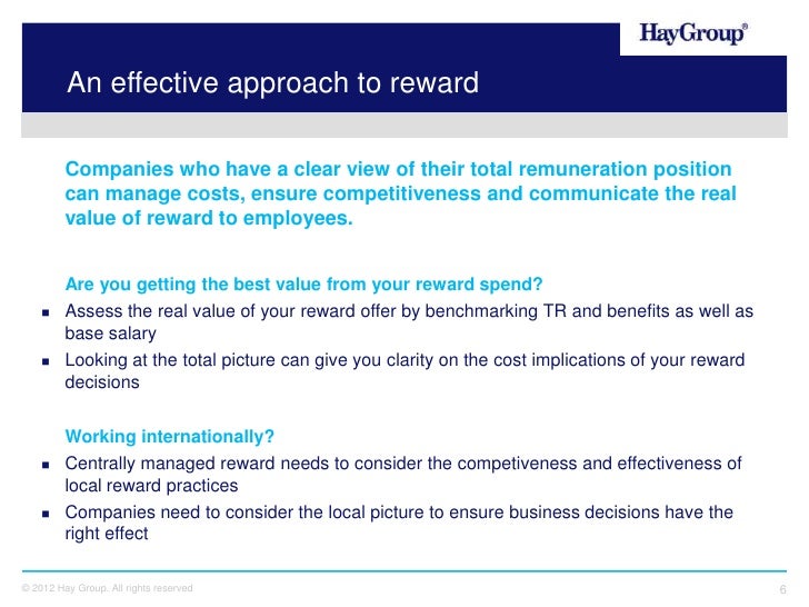 The importance of benchmarking your total reward package