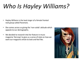 Who Is Hayley Williams? ,[object Object]