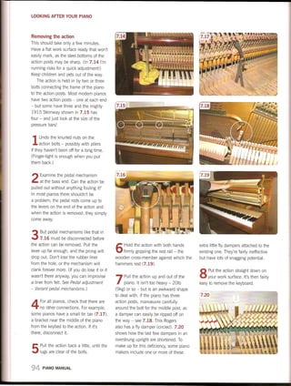 Haynes piano manual action