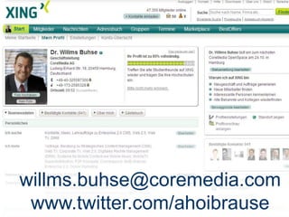 Enterprise 2.0 - die Kunst loszulassen. Mit Web 2.0 zu flexiblen Unternehmensnetzwerken