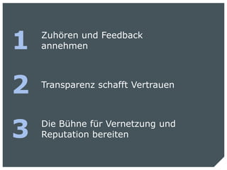 Enterprise 2.0 - die Kunst loszulassen. Mit Web 2.0 zu flexiblen Unternehmensnetzwerken