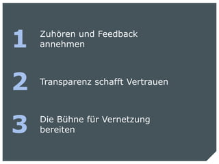 Enterprise 2.0 - die Kunst loszulassen. Mit Web 2.0 zu flexiblen Unternehmensnetzwerken