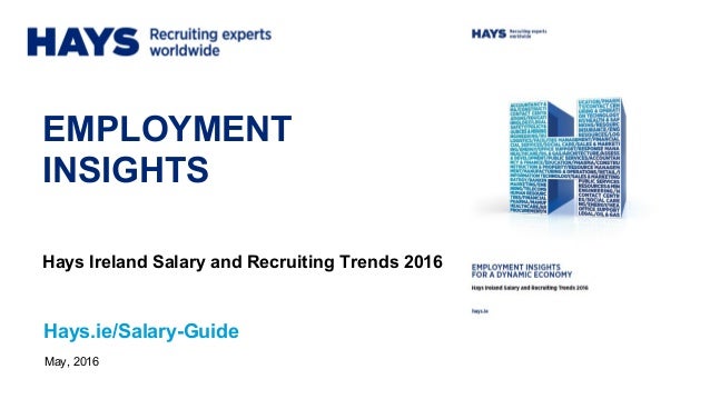 Hays Ireland Salary Guide 2016
