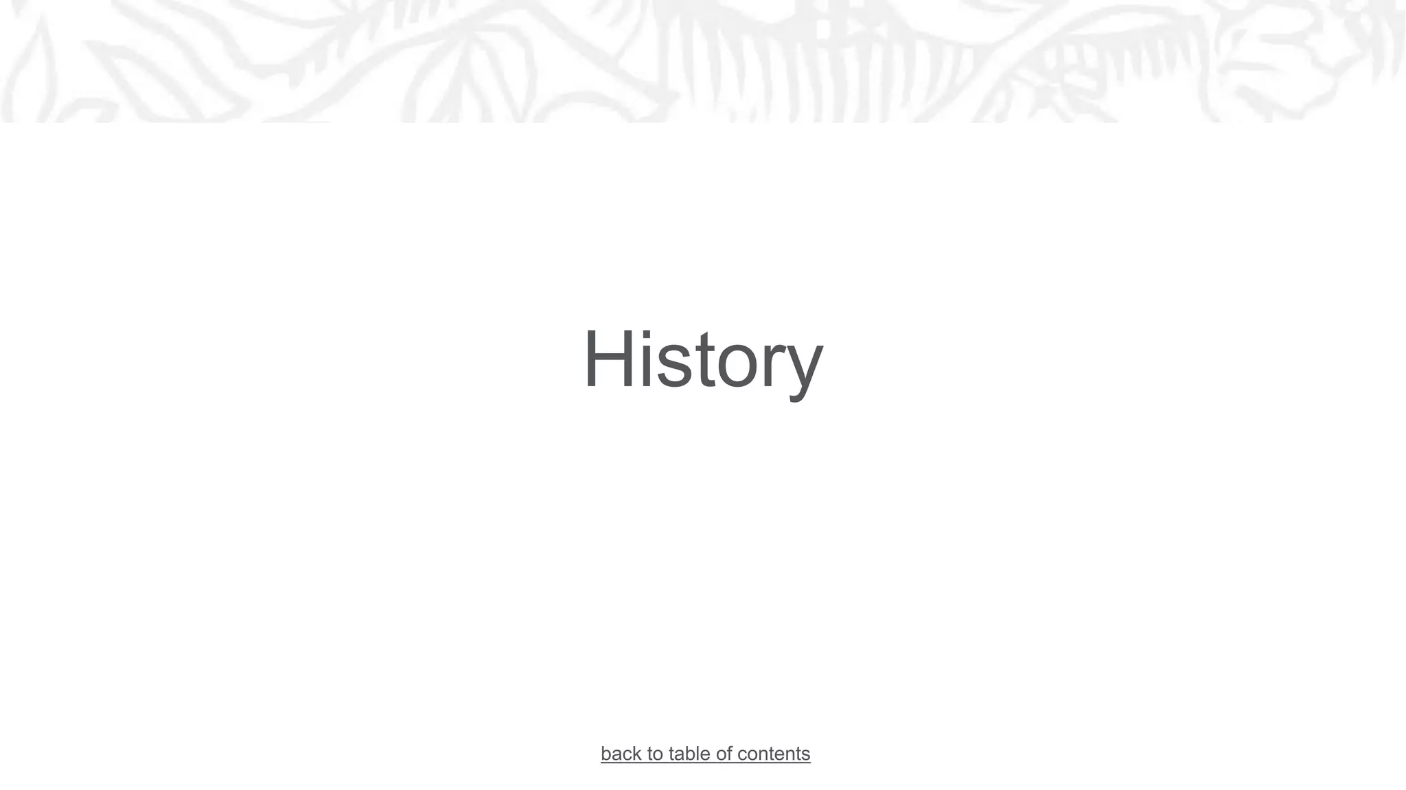 History
back to table of contents
 