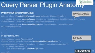 Haystack 2019 - Custom Solr Query Parser Design Option, and Pros & Cons ...