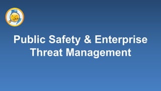 COMPANY PROPRIETARY INFORMATION 14
In the command center Forward deployed Mobile Apps
>25 mile
radius monitored
312 events
monitored
737 total
users
600 real-time
data feeds
238 assets
protected
345 incidents
managed
RESULTS FROM SUPER BOWL XLVIII
Contextual Situational Awareness in Action
INTEGRATING OVER 40 AGENCIES AT THE LAST FIVE SUPER BOWLS
 