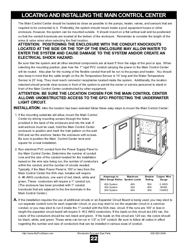 Hayward controls 2100