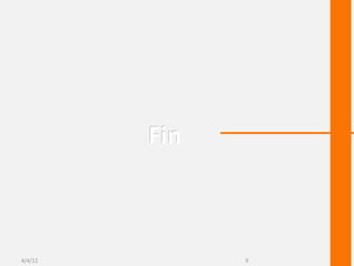 Fin



4/4/12         9
 