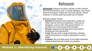 Biohazard Agent hazard identification and classification | PPTX
